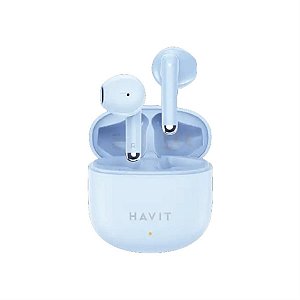 Fone de Ouvido Bluetooth HAVIT TW976 , TWS, Até 5 horas de reprodução Branco