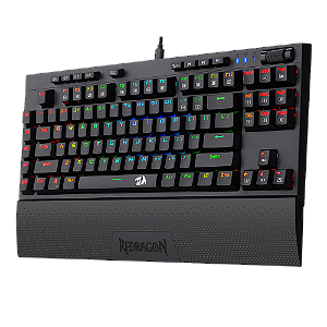 TECLADO OPTICO GAMER BROADSWORD PRO RGB PTO SWITCH RED K588RGB-PRO