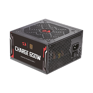 FONTE GAMER REDRAGON 650W WATTS 80 PLUS BRONZE PRETO FRC-650W