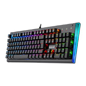 Teclado Mecanico Gamer Redragon Aryaman V2, RGB, Switch Marrom, Preto, K569RGB-PT-BROWN-V2