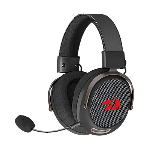 Headset Gamer Redragon Arrow Preto 2.4GHz, Bluetooth, 7.1 Surround Virtual USB Tipo-C Mic Removível Drivers 53mm H858