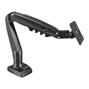 Suporte Articulado Com Pistão a Gas Para Monitor ELG, 17 Pol. a 35 Pol. Preto, F80N