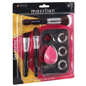 Kit Get Started Com 3 pincéis - Macrilan