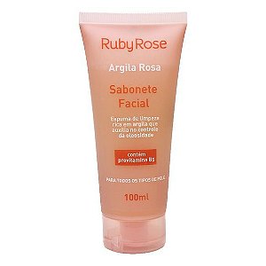 Sabonete Facial Argila Rosa - Ruby Rose