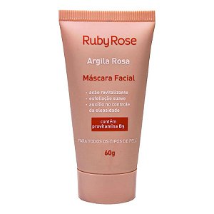 Mascara Facial Argila Rosa - Ruby Rose