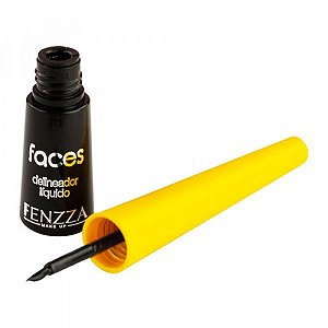 Delineador Liquido Matte Faces Preto - Fenzza