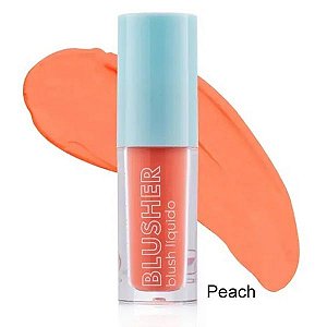Blush Liquido Blusher  Cor Peach - Frederika Make