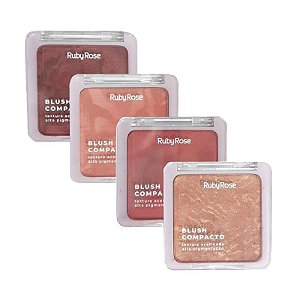 Blush Compacto HB6121 - Ruby Rose