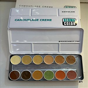 Paleta 12 Cores Dermacolor  BP1 Camouflage Creme - Kryolan