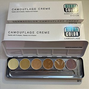 Paleta Dermacolor 6 Cores Camouflage  BP2 - Kryolan