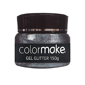 Gel Glitter 150G Prata - Colormake