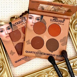 Quarteto De Sombras Nude Matte - Ludurana