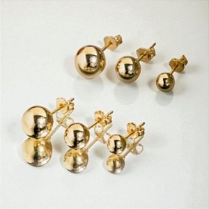 Brinco Trio Bolinha Lisa