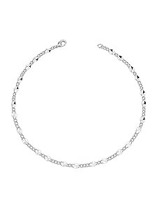 Pulseira Elos Lisos Prata