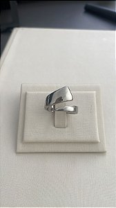 Anel Liso Aço Tam 18