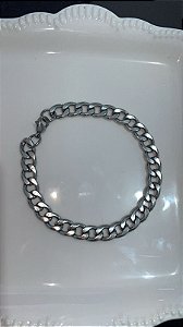 Pulseira Masculina Grume 7MM Aço