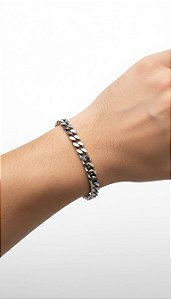 Pulseira Masculina Grume 6MM Aço