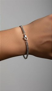 Pulseira Grumezinha 3MM Aço