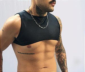 CROPPED CIRRE PRETO