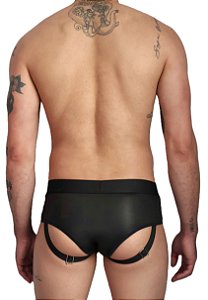 SUNGÃO EM CIRRE PRETO COM FIVELAS