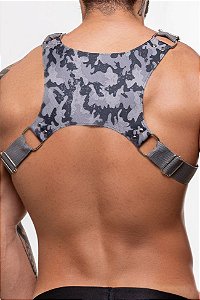 HARNESS POCHETE CINZA CAMUFLADO