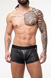 BOXER EM CIRRE PRETO GOGO BOY COMVELCRO AMBOS OS LADOS