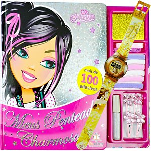 Relógio de Pulso Digital Bela Princesas Disney + Livro Meus Penteados Charmosos