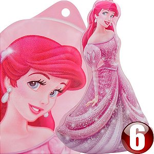 Balão Inflável Sereia Ariel Princesas Disney 37 cm 6 Unid
