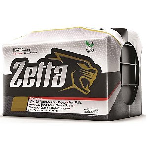 Bateria de Carro Zetta 60Ah – Z60D – Fabricação Moura - Selada