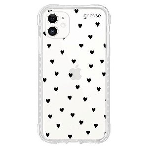 Capa Black Hearts iPhone ( Go Case )