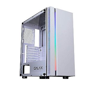 Gabinete Gamer Galax Quasar rgb Mid Tower Branco GX600-WH