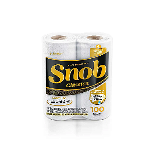 02 Rolos De Papel Toalha Com 50 Folhas - Snob
