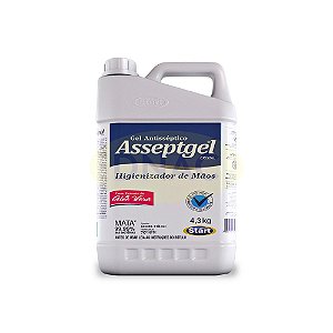 Álcool Em Gel 70° INPM Para Mãos Galão 5L - Asseptgel