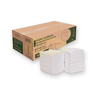 Papel Higiênico Interfolhado Folha Simples - Com 10.000 fls - Indaial