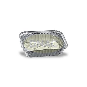 Bandeja de Alumínio 500 ml Ref. 120 - Com 100 Un - Bricoflex