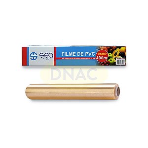 Papel Filme PVC Transparente Rolo Esticável - SEA - DNAC
