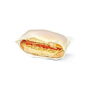 Saco Plástico p/ Hot Dog (14 X 25) - Com 500 un