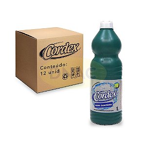 Água Sanitária 1 L - Cordex - Caixa com 12 un