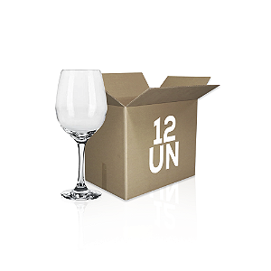 Taças Para Vinho De Vidro 385ml Barone - Nadir Figueiredo - 12 unidades