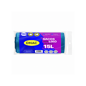 Saco de Lixo Azul (Rolo)