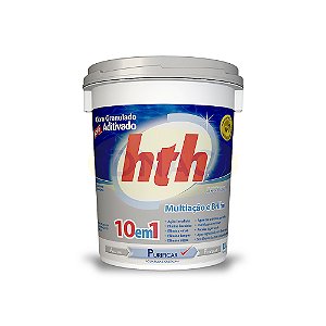 Cloro Granulado 10 Kg Multiuso 10 Em 1 - HTH