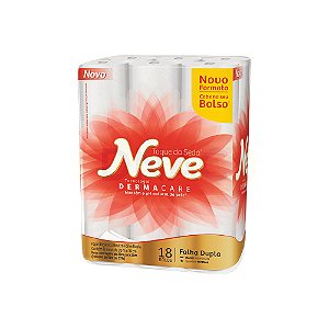 Papel Higiênico Folha Dupla 20 m (Leve 12 Pague 11) - Neve - Fardo com 05 Pacotes