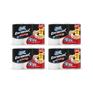 Pano Reutilizável Scott Duramax Branco - Kit com 12 Unidades, Medidas 21.5x20.1cm