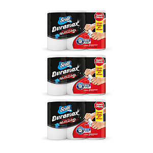 9 Unidades Duramax Scott Branco Pano Multiuso Reutilizável Lavável