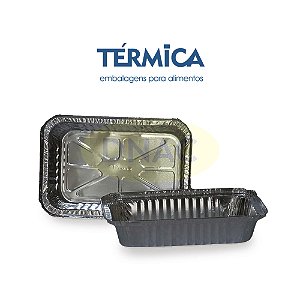 Bandeja de Alumínio 700 ml T-131 - Térmica - Com 100 Unidades