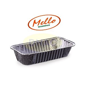 Bandeja de Alumínio M-19 550 ml (Bolo Inglês) - Com 100 Un - Melo