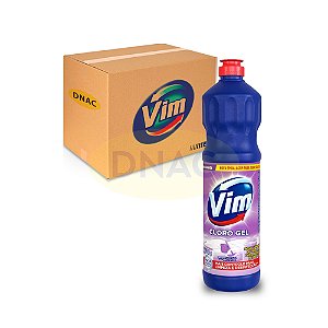 Cloro Gel 700 ml - VIM - Caixa com 12 Unidades