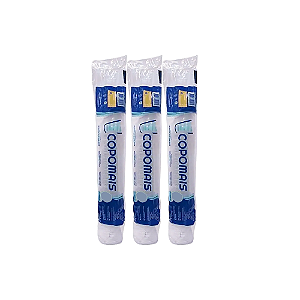Copo Descartável 330 ml Liso Transparente (PS) - Pacote Com 50 un - Copomais
