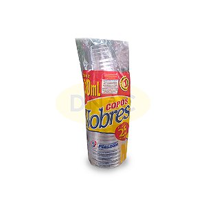 Copo Descartável 200 ml Transparente (Cristal) - Com 25 Un - Plaszom