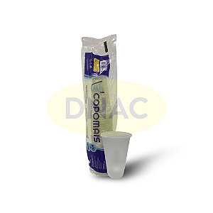 Copo Descartável 500 ml Transparente - Com 50 Un - Copomais